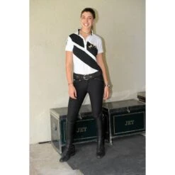 Equine Couture Women's Blakely Knee Patch Breeches - Black -Kensington Shop 678918 800 800