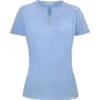 RJ Classics Women's Liza Short Sleeve Tech Tee Shirt - Blue Lilac
