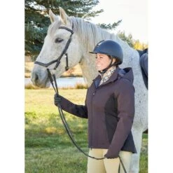 Kerrits Women's Rein Check Waterproof Shell - Java -Kensington Shop 681742 800 800