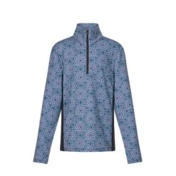 Kensington Shop 9 Kerrits Kids' Rail Side Quarter Zip Tech Top - Iris Starlight