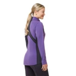 Kerrits Women's Rail Side Quarter Zip Tech Top - Huckleberry -Kensington Shop 682080 800 800