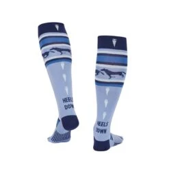 Kerrits Kids' Heels Down Wool Socks - True Blue/Ink