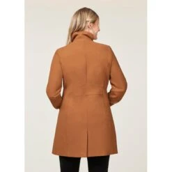 EQL Women's Harper Brushed Ponte Jacket - Caramel -Kensington Shop 682832 800 800