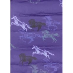 Kerrits Kids' Pony Tracks Reversible Quilted Jacket - Huckleberry Run Free/Iris -Kensington Shop 682868 800 800