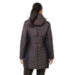 Kerrits Women's Horsey Houndstooth Insulated Parka - Java Houndstooth/Black -Kensington Shop 682951 800 800