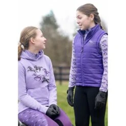 Kerrits Kids' Pony Tracks Reversible Quilted Vest - Huckleberry Run Free/Iris -Kensington Shop 683152 800 800