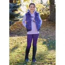 Kerrits Kids' Pony Tracks Reversible Quilted Vest - Huckleberry Run Free/Iris -Kensington Shop 683153 800 800