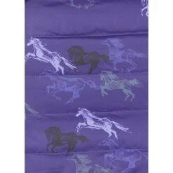 Kerrits Kids' Pony Tracks Reversible Quilted Vest - Huckleberry Run Free/Iris -Kensington Shop 683154 800 800