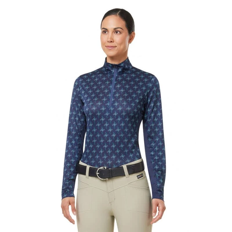 Kerrits Women's Keystone Ice Fil Long Sleeve Shirt - Ink Bits N Crops 2 Kerrits Women's Keystone Ice Fil Long Sleeve Shirt - Ink Bits N Crops - Image 2