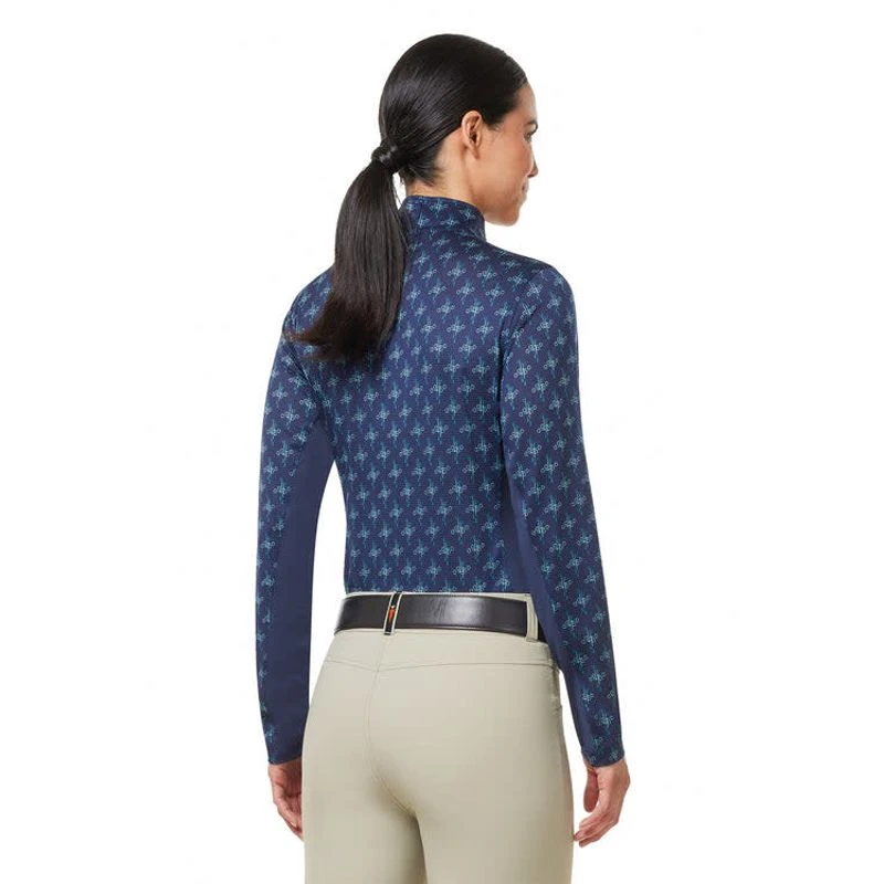 Kerrits Women's Keystone Ice Fil Long Sleeve Shirt - Ink Bits N Crops 3 Kerrits Women's Keystone Ice Fil Long Sleeve Shirt - Ink Bits N Crops - Image 3