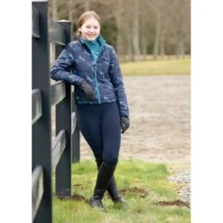 Kerrits Kids' Power Stretch Knee Patch Pocket Tights - Ink -Kensington Shop 683455 800 800