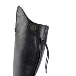 Shires Moretta Women's Gianna Leather Field Boots - Black -Kensington Shop 685190 800 800