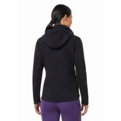 Kerrits Women's Double Take Full Zip Fleece Hoodie - Black -Kensington Shop 687071 800 800