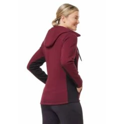 Kerrits Women's Double Take Full Zip Fleece Hoodie - Sangria 7 Kerrits Women's Double Take Full Zip Fleece Hoodie - Sangria -Kensington Shop 687176 800 800