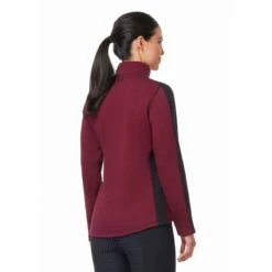 Kerrits Women's Muzzle Nuzzle Fleece Half Zip - Sangria -Kensington Shop 687314 800 800