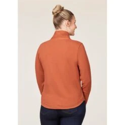 EQL Women's Weekender Wrap Neck Top - Cinnamon -Kensington Shop 687627 800 800