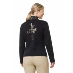 Kerrits Women's Stable Temp Merino Wool Sweater - Black 10 Kerrits Women's Stable Temp Merino Wool Sweater - Black -Kensington Shop 687704 800 800