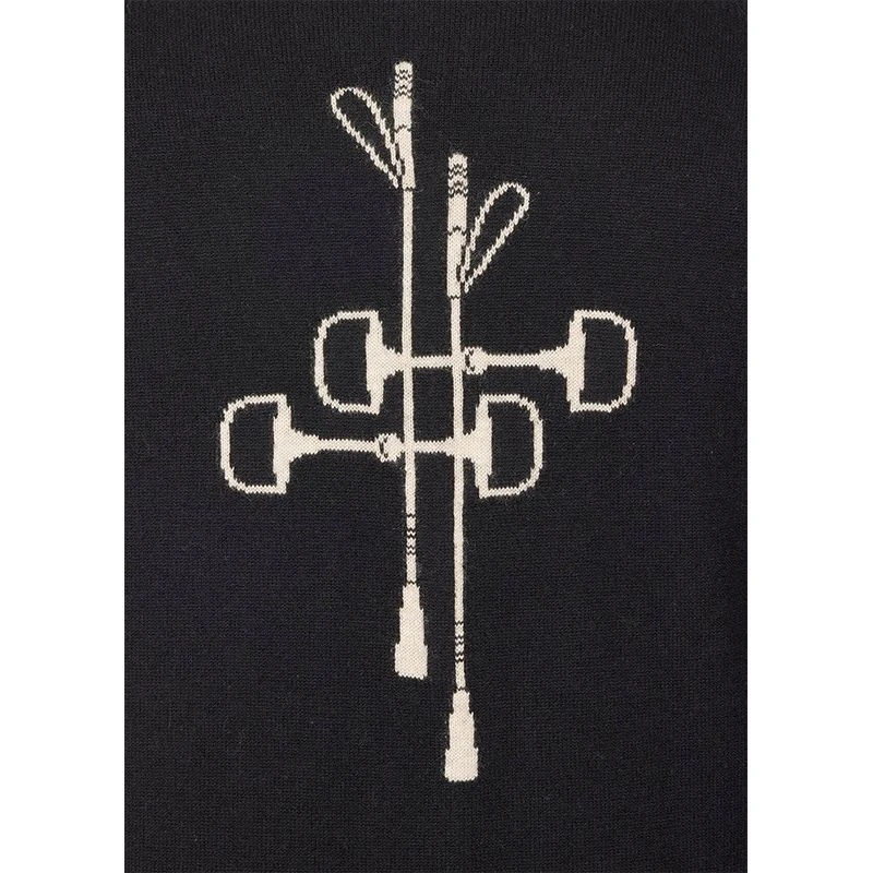 Kerrits Women's Stable Temp Merino Wool Sweater - Black 7 Kerrits Women's Stable Temp Merino Wool Sweater - Black - Image 7