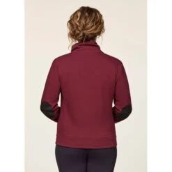 EQL Women's Wrap Front Fleece Jacket - Sangria -Kensington Shop 688303 800 800