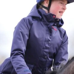 Shires Aubrion Kids' Palisade Waterproof Coat - Ink -Kensington Shop 690102 800 800