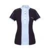 Fair Play Women's Claire Short Sleeve Competition Shirt - Black/White