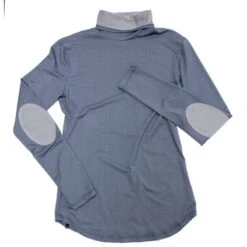 Alessandro Albanese Women's Novara Poloneck Shirt - Blue Ink