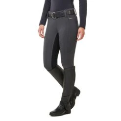 Kerrits Women's Sit Tight Wind Pro Full Seat Tights - Peppercorn -Kensington Shop 693779 800 800