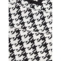 EQL Women's Houndstooth Sweater Vest - Black/Soft White -Kensington Shop 694435 800 800
