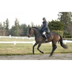 Kerrits Women's Horsey Houndstooth Insulated Parka - Peppercorn Houndstooth/Black -Kensington Shop 694522 800 800