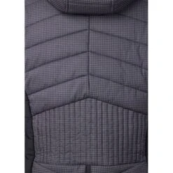 Kerrits Women's Horsey Houndstooth Insulated Parka - Peppercorn Houndstooth/Black -Kensington Shop 694523 800 800