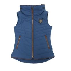 Horseware Women's Newmarket Maya Padded Gilet - Blue Jean