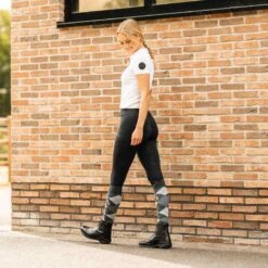 Horze Women's Maia Full Seat Tights - Anthracite -Kensington Shop 695285 800 800