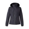 Horze Women's Stella Waterproof Shell Jacket - Caviar Black