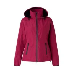 Horze Women's Stella Waterproof Shell Jacket - Anemone Dark Pink