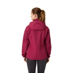 Horze Women's Stella Waterproof Shell Jacket - Anemone Dark Pink -Kensington Shop 695452 800 800