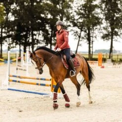 Horze Terrazzo Bell Boots With Fleece - Smoked Paprika -Kensington Shop 695483 800 800