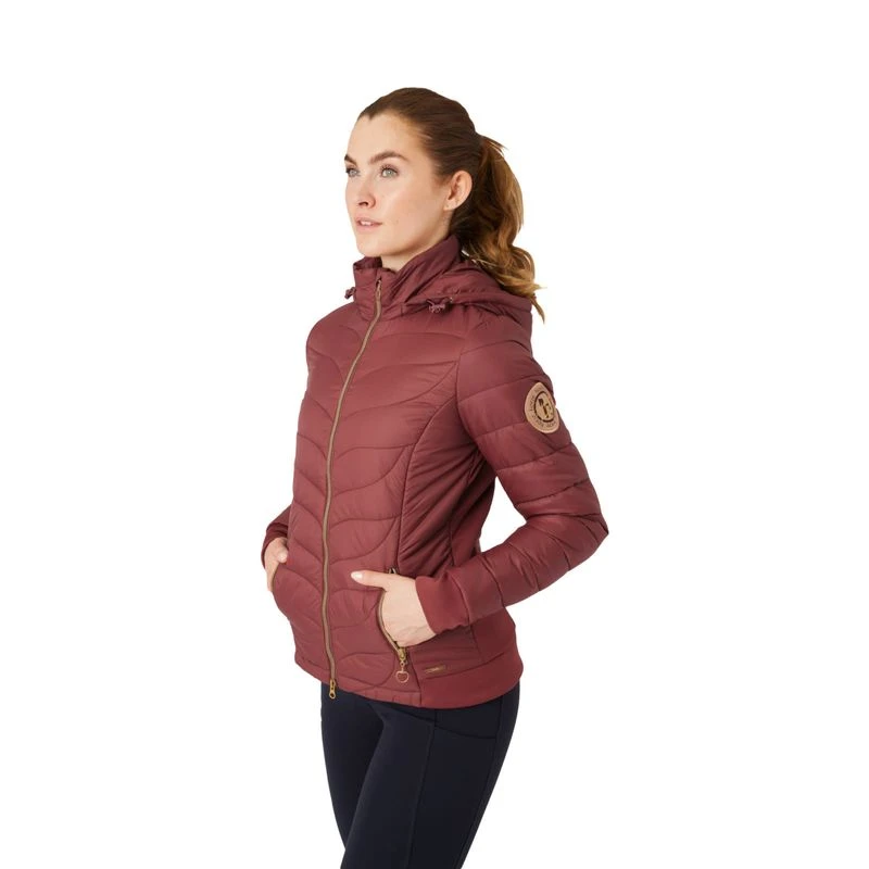 Horze Women's Shannon Light Padded Jacket - Smoked Paprika 2 Horze Women's Shannon Light Padded Jacket - Smoked Paprika - Image 2