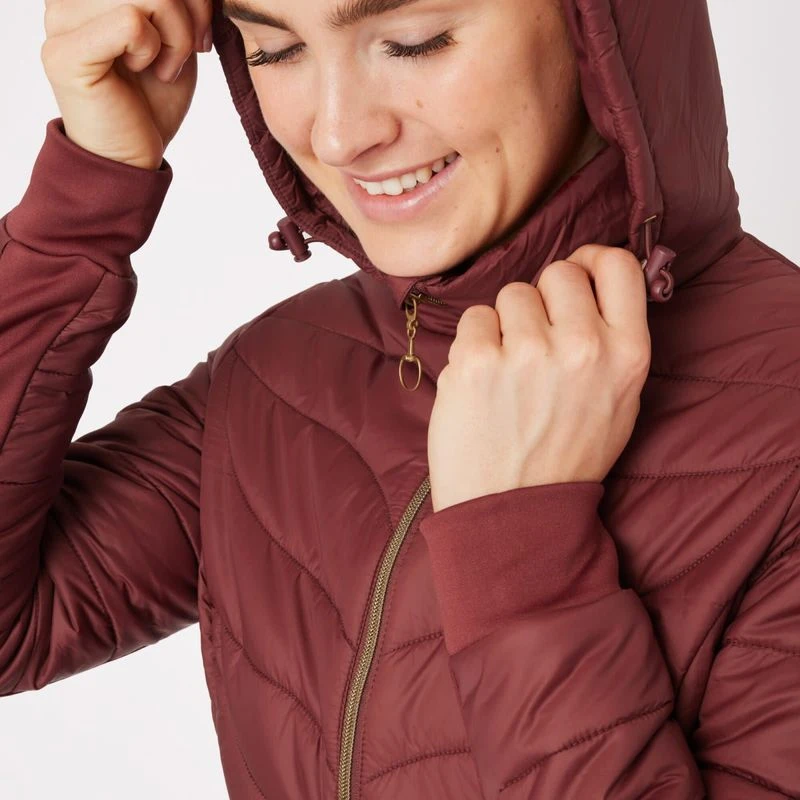 Horze Women's Shannon Light Padded Jacket - Smoked Paprika 4 Horze Women's Shannon Light Padded Jacket - Smoked Paprika - Image 4