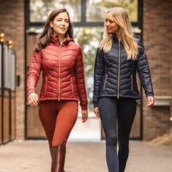 Horze Women's Shannon Light Padded Jacket - Smoked Paprika 11 Horze Women's Shannon Light Padded Jacket - Smoked Paprika -Kensington Shop 695623 800 800