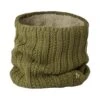 Horze Women's Jelena Knitted Neck Warmer Scarf - Fir Green