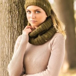 Horze Women's Julina Knitted Headband - Fir Green 5 Horze Women's Julina Knitted Headband - Fir Green -Kensington Shop 697076 800 800
