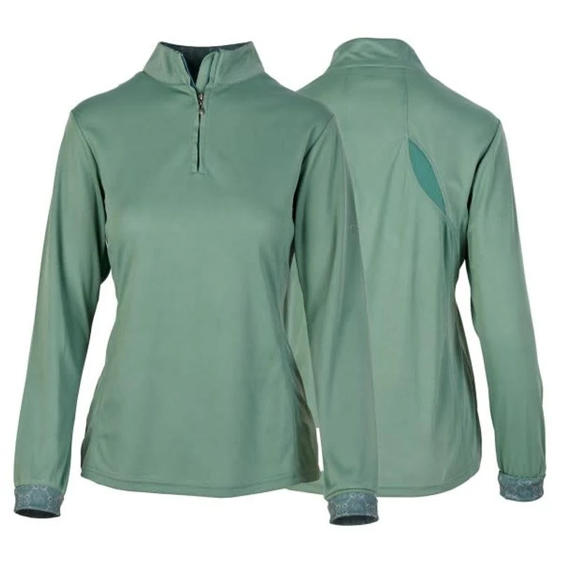 Ovation Women's Cool Rider UV Long Sleeve Tech Shirt - Silver Pine 1 Ovation Women's Cool Rider UV Long Sleeve Tech Shirt - Silver Pine