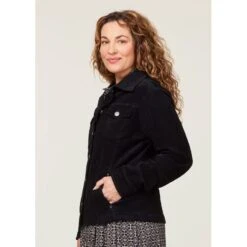 EQL Women's In Motion Corduroy Jacket - Black -Kensington Shop 698241 800 800