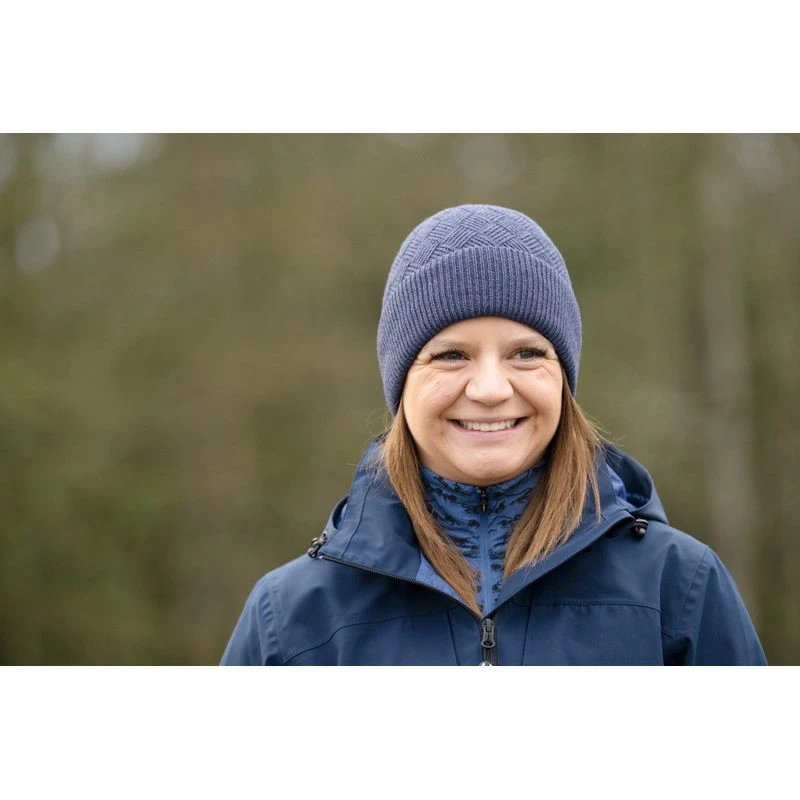Kerrits Mane Tame Knit Hat - Ink Heather 2 Kerrits Mane Tame Knit Hat - Ink Heather - Image 2