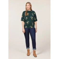EQL Women's Lexi Cowl Neck Dolman Shirt - Ivy Hunt Field Floral -Kensington Shop 698388 800 800