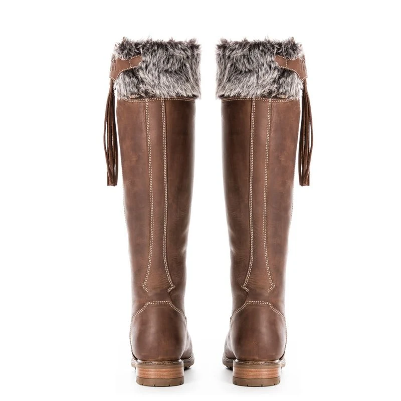 Tredstep Women's Shannon Fur H2O Country Boot - Mahogany 2 Tredstep Women's Shannon Fur H2O Country Boot - Mahogany - Image 2