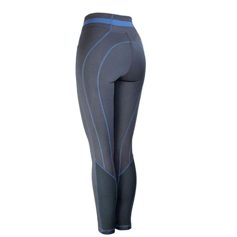Tredstep Women's Tempo Air Tights - Graphic Grey/Vallarta Blue 2 Tredstep Women's Tempo Air Tights - Graphic Grey/Vallarta Blue - Image 2