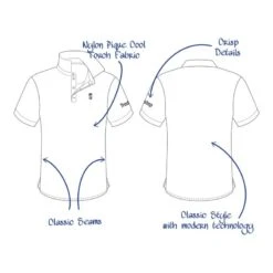 Tredstep Men's Performance Polo - Navy -Kensington Shop 704802 800 800