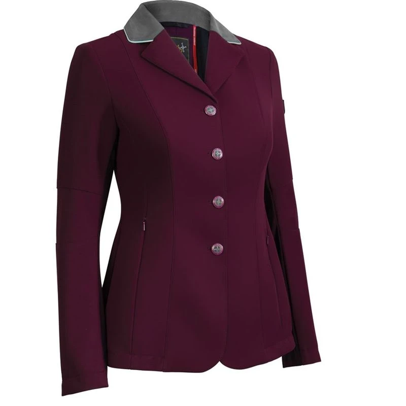 Tredstep Women's Solo Vision Competition Coat - Burgundy 1 Tredstep Women's Solo Vision Competition Coat - Burgundy