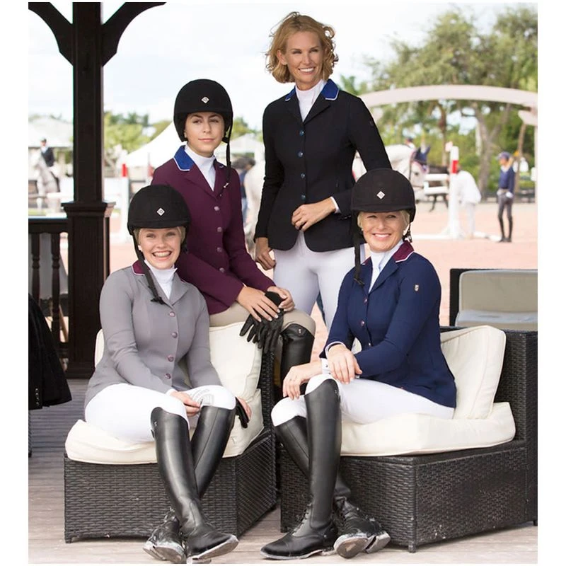 Tredstep Women's Solo Vision Competition Coat - Burgundy 3 Tredstep Women's Solo Vision Competition Coat - Burgundy - Image 3